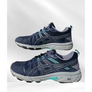 Asics Women’s Gel Venture Running Shoes, Size 8, Navy Blue
